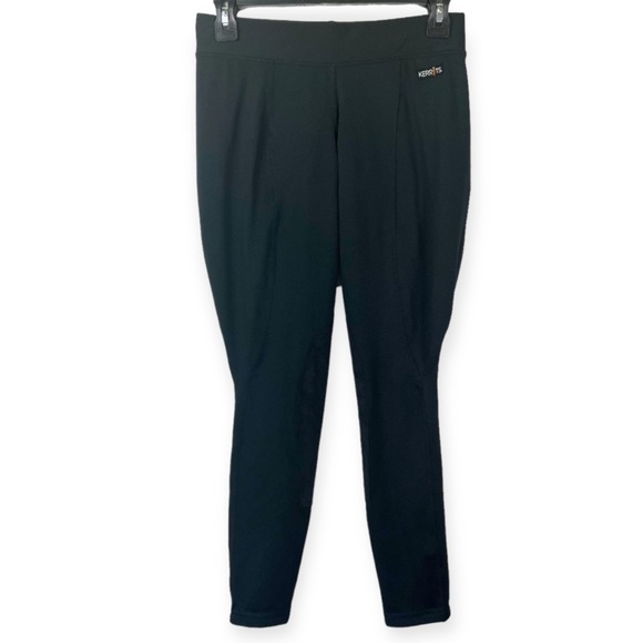 KERRITS Flow Rise Knee Patch Performance Tight 
Women’s Medium Black - Picture 2 of 9